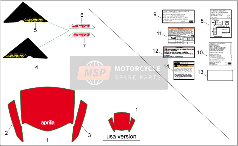 856341, Lh Side Panel Decal, Piaggio, 0