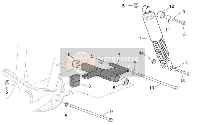 R.Shock Absorber-Connect. Rod