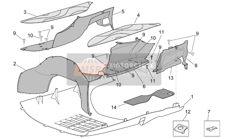 AP8178357, Paratia Presa D'Aria Variatore, Piaggio, 1