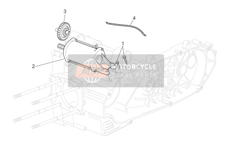 Aprilia Scarabeo 250 Light E3 2007 Motorino di avviamento per un 2007 Aprilia Scarabeo 250 Light E3