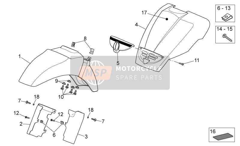 Aprilia Scarabeo 300 Light E3 2010 Corpo anteriore I per un 2010 Aprilia Scarabeo 300 Light E3