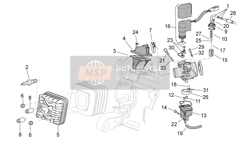 Cylinder Head/Carburettor