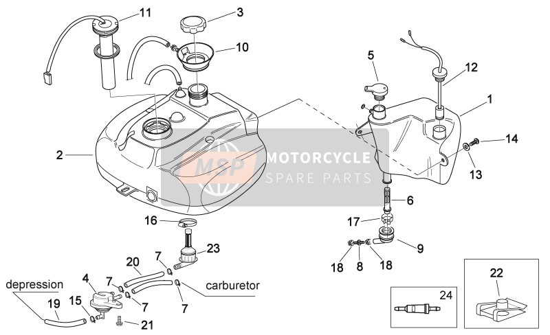 Oil And Fuel Tank