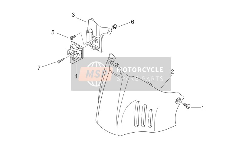 AP8239798, Inspection Cover. Blue, Piaggio, 1