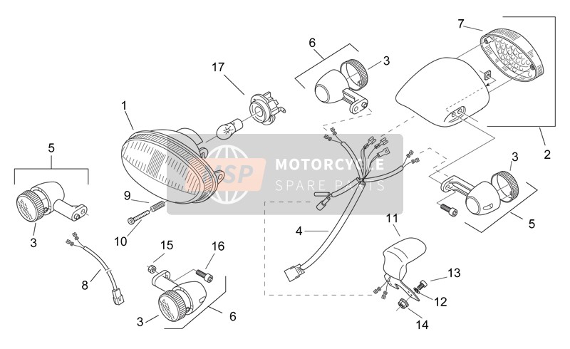 AP8212700, Lh Front/rh Rear Turn Indic., Piaggio, 2