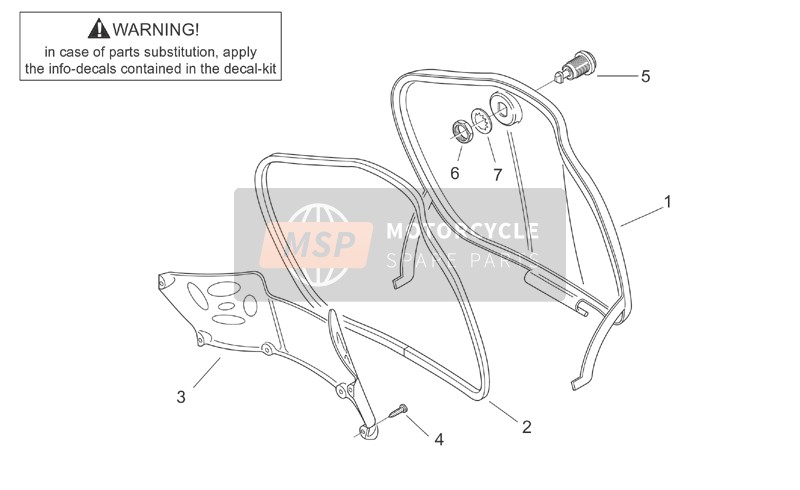 Cuerpo central I - Puerta del compartimento para guantes