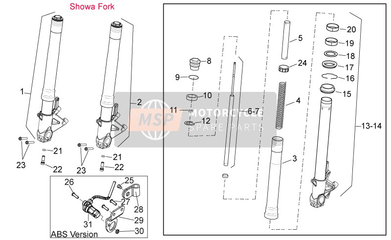 856245, Rh Plunger, Complete, Piaggio, 0