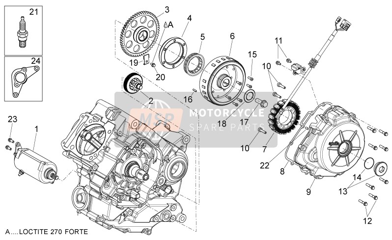 Aprilia Shiver 750 EU 2012 Ignition Unit for a 2012 Aprilia Shiver 750 EU