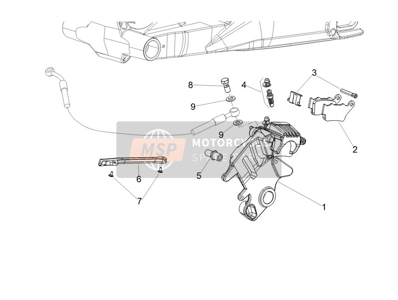 854893, Remslang Bescherming, Piaggio, 1