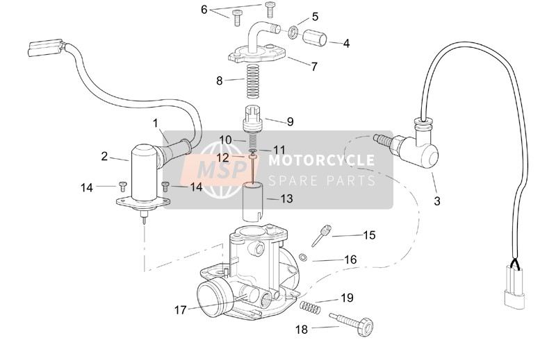 82961R6, Resistance Ptc With Cable Hard, Piaggio, 1