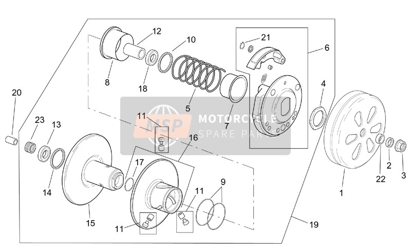 431069, Bearing, Piaggio, 0