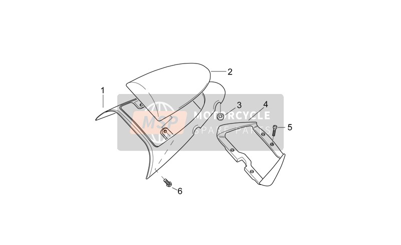 AP8229318, Sella Passeggero Gialla, Piaggio, 0