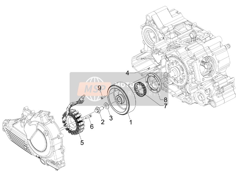 Aprilia SRV 850 4T 8V E3 2012 Flywheel Magnets for a 2012 Aprilia SRV 850 4T 8V E3
