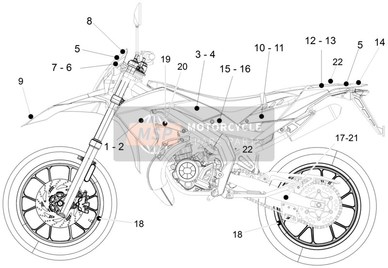 2H000393, Décalco, Piaggio, 0