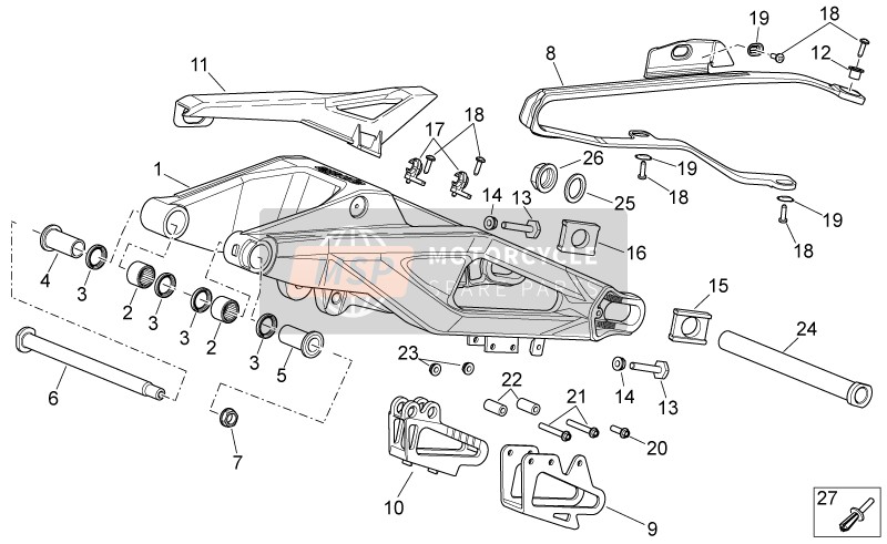 855722, Ecrou De Roue M25X1, 5, Piaggio, 2