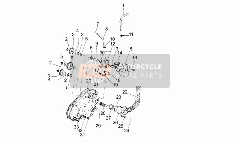 AP8509177, Joint Spi, Piaggio, 2