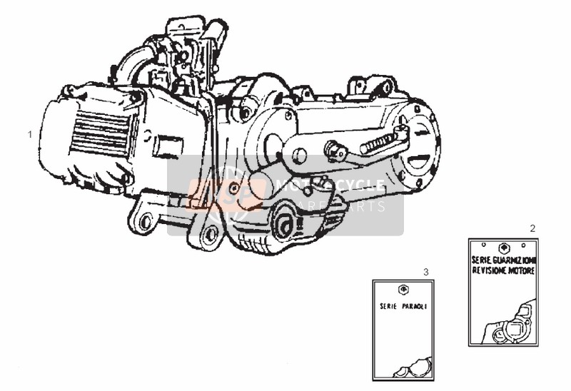 497148, Cylinder Gasket Kit, Piaggio, 0