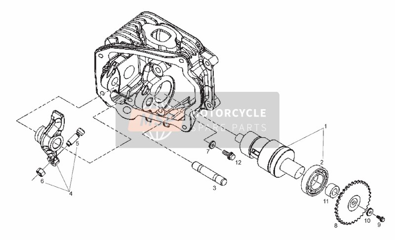 9692695, Bilanciere Compl.Par.R, Piaggio, 1