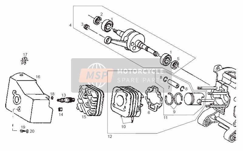 500501, Gabbia 112145/1 1^C., Piaggio, 1