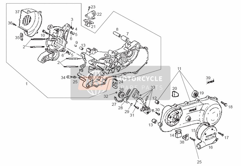 Derbi ATLANTIS BULLET 1a EDICION 2003 Oil Pump for a 2003 Derbi ATLANTIS BULLET 1a EDICION