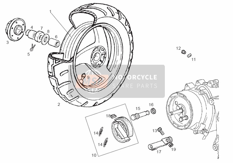 Roue arrière