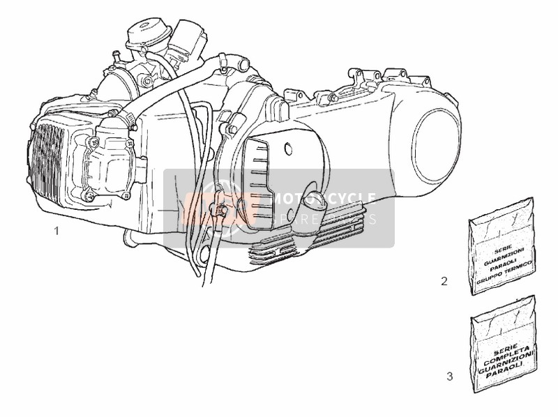 Derbi BOULEVARD 200cc E2 2006 Engine for a 2006 Derbi BOULEVARD 200cc E2