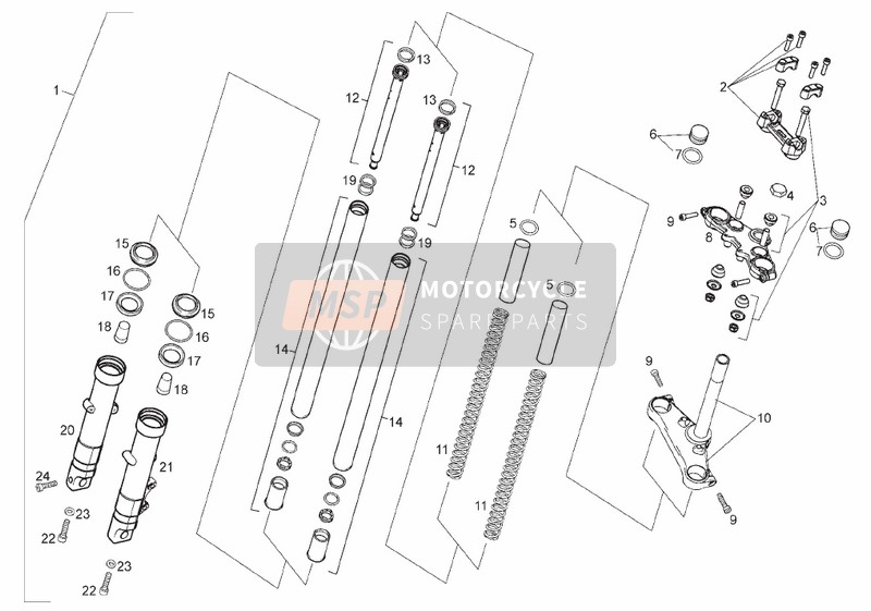 863407, Cto.Horqu.Cross City 125CC, Piaggio, 0