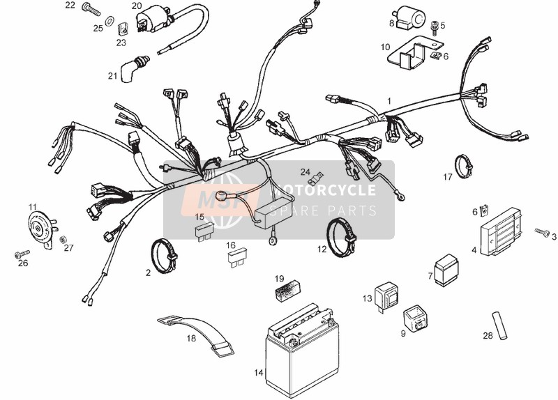 864840, Electrical System, Piaggio, 0