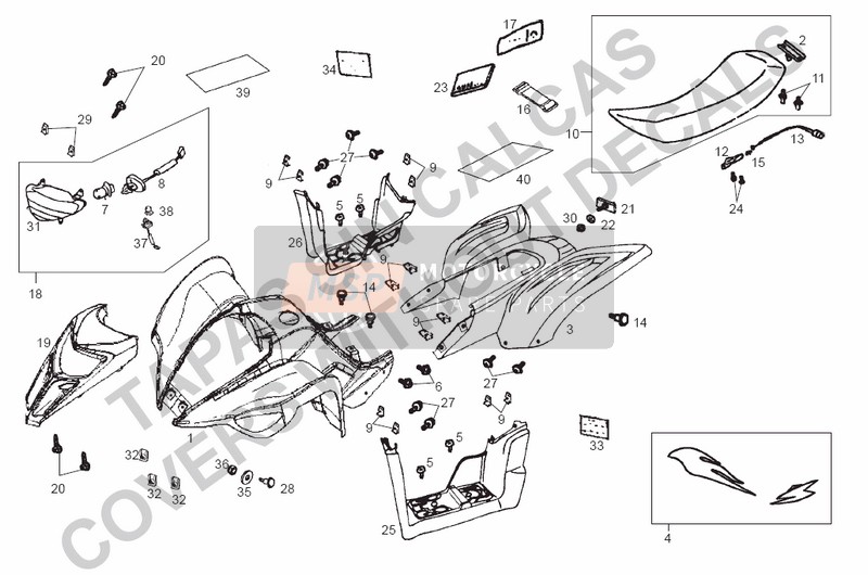 00Q00601011, Sillin, Piaggio, 0