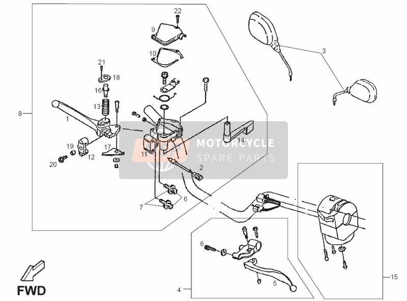 00Q25001328, Bulon Freno Estacionamiento, Piaggio, 0