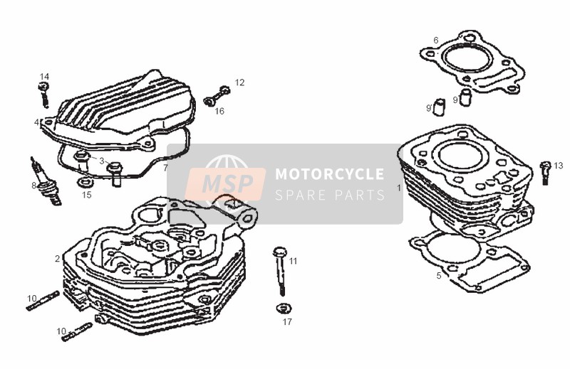 00Q20001006, Junta Culata, Piaggio, 0