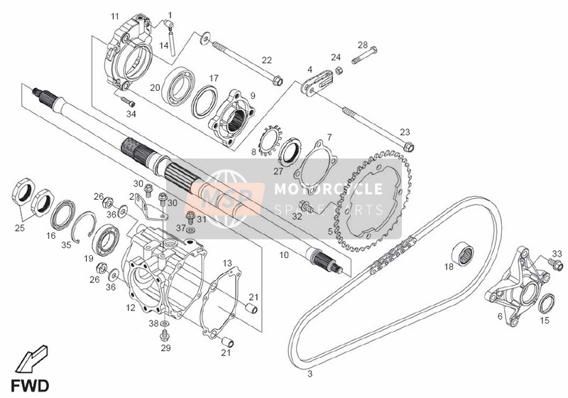 00Q20001157, Bearing, Piaggio, 1