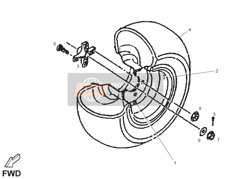 Roue arrière