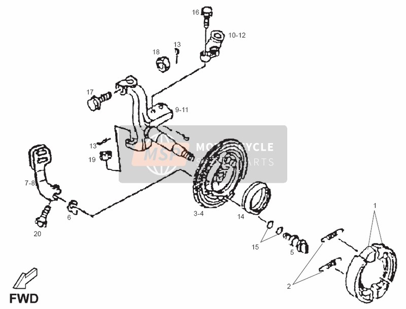 Derbi DXR 250cc 2005 Guide Roller for a 2005 Derbi DXR 250cc