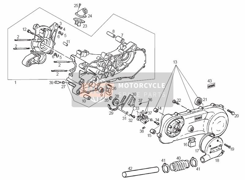 Derbi GP1 50cc E1 2003 Oil Pump for a 2003 Derbi GP1 50cc E1