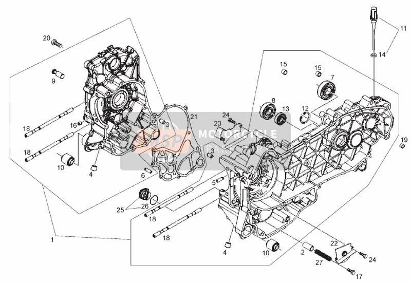 Derbi GP1 LOW SEAT 250cc E3 2ver 2007 Carters for a 2007 Derbi GP1 LOW SEAT 250cc E3 2ver