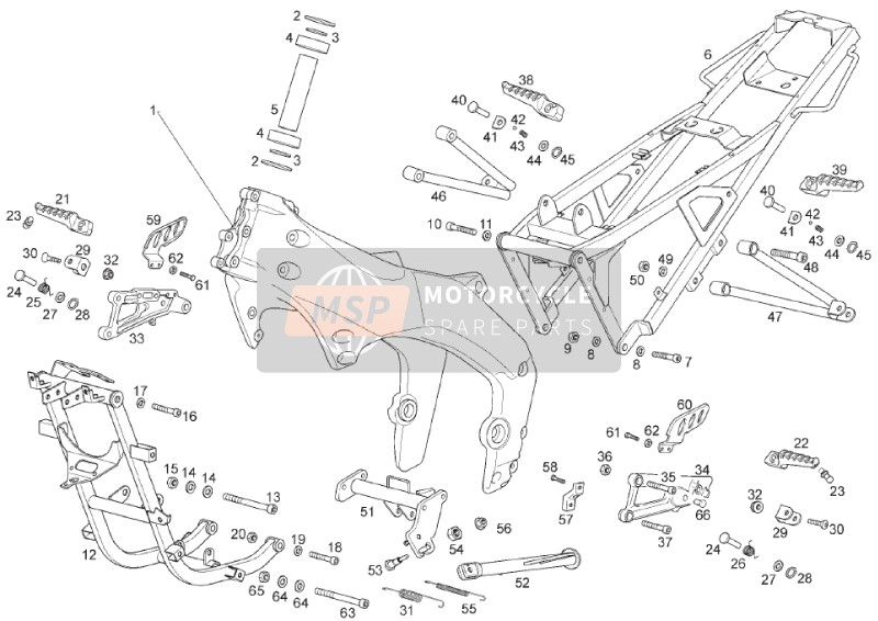 CM228402, Pivot REPOSE-PIEDS, Piaggio, 2