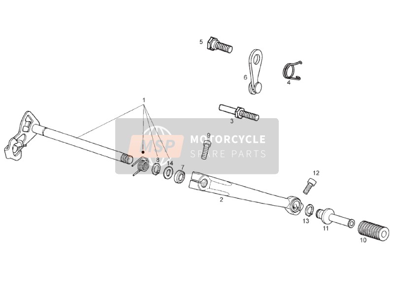 1A006754, Axe, Piaggio, 0