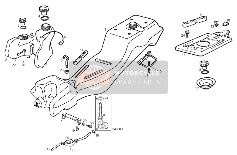 00H00500581, Oil Flex. Pump, Piaggio, 4