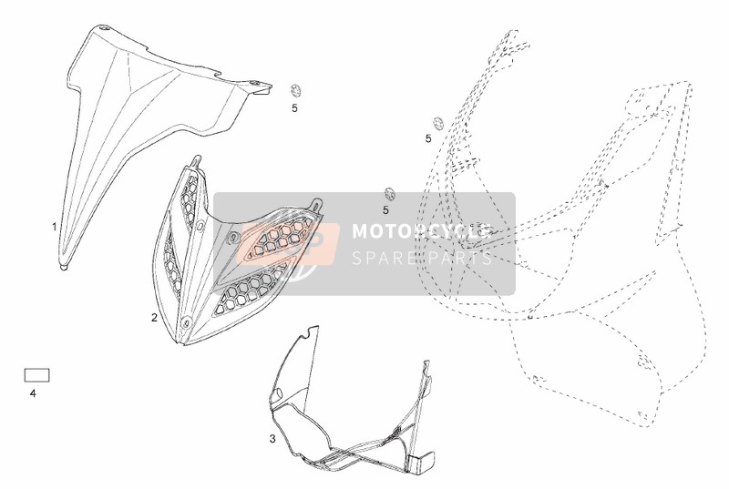 AP8179862, Deflector, Piaggio, 0