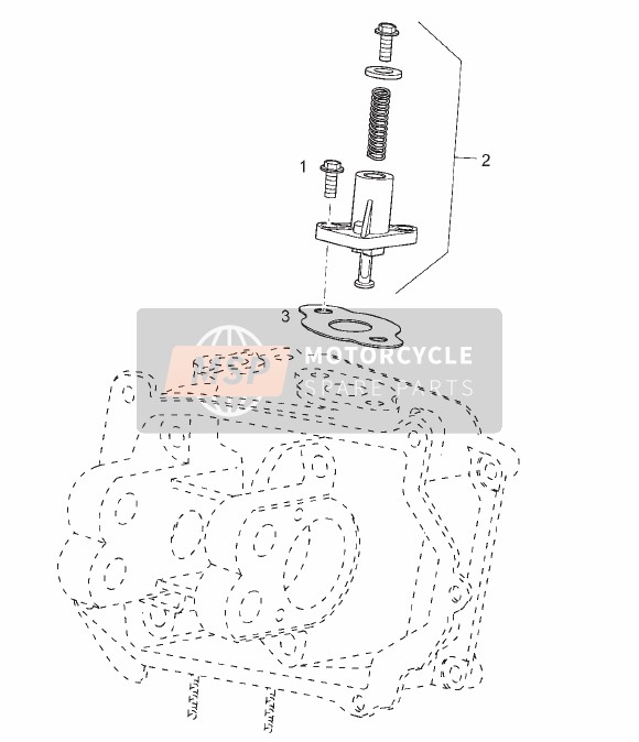 Derbi RAMBLA 125cc-250cc E3 2ver 2008 Chain Tensioner for a 2008 Derbi RAMBLA 125cc-250cc E3 2ver