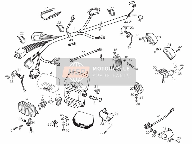 00H01004311, Horn Assembly, Piaggio, 0