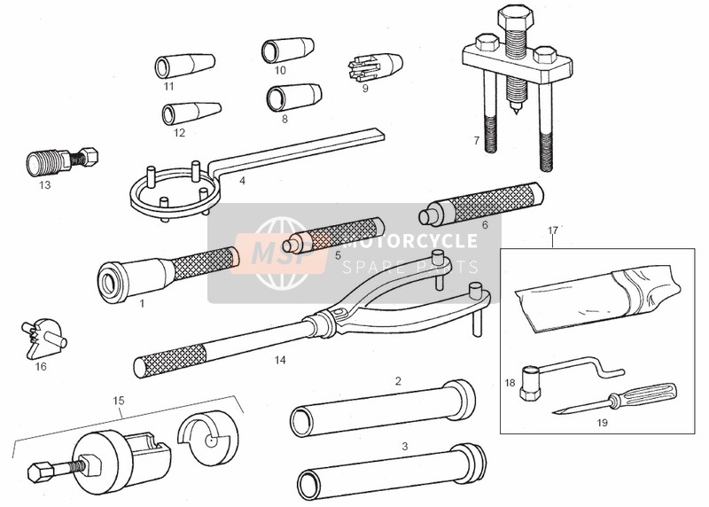 Derbi SENDA 50 R X-TREM 2a EDICION 2003 Accessories for a 2003 Derbi SENDA 50 R X-TREM 2a EDICION