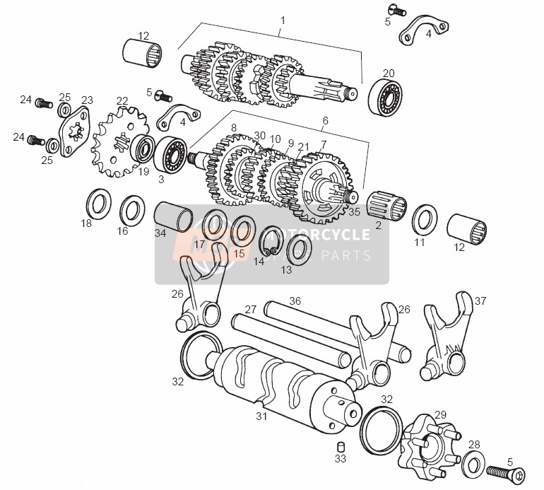 Gearbox RH Primary- LH Final