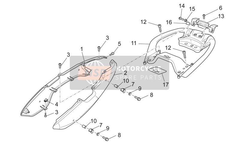 GU05467330, Hook, Piaggio, 2