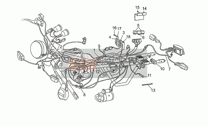 Moto Guzzi 65 GT 650 1987 Electrical System for a 1987 Moto Guzzi 65 GT 650