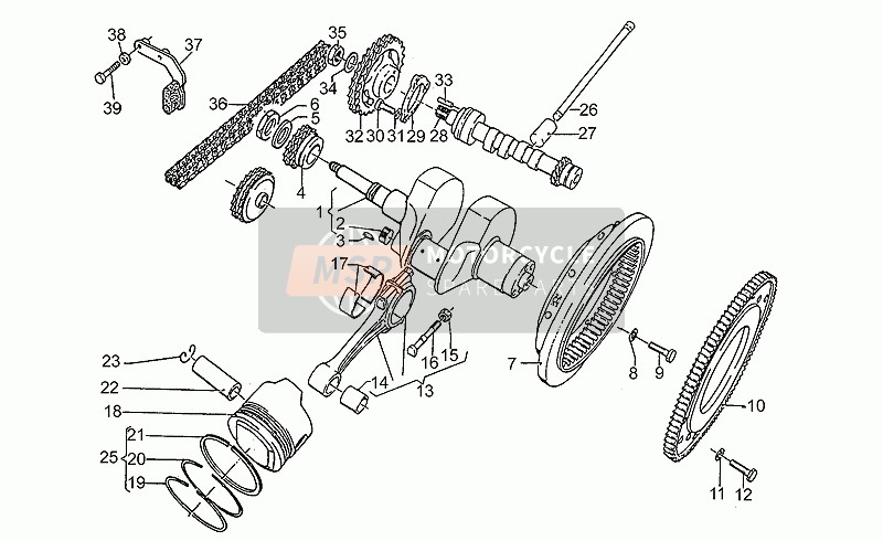 GU95100837, Washer 25.5X35X2, Piaggio, 2