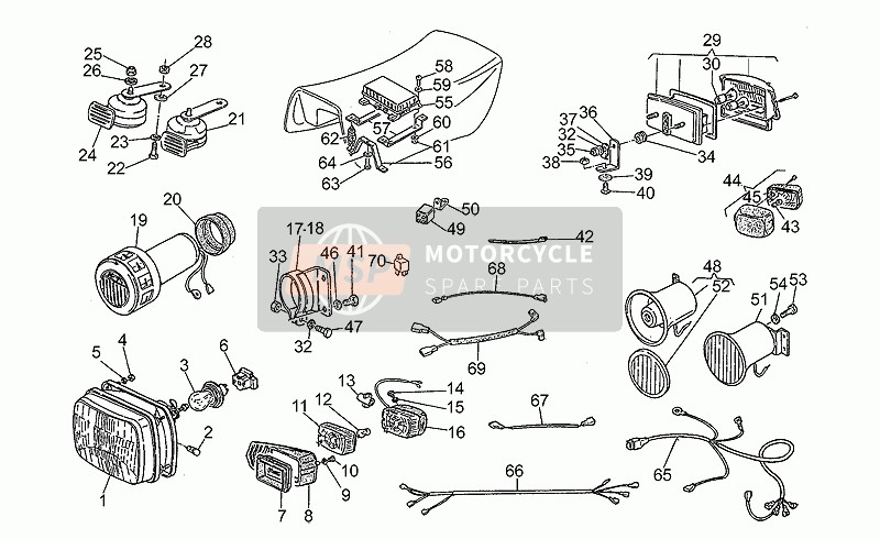 Headlight-Horn