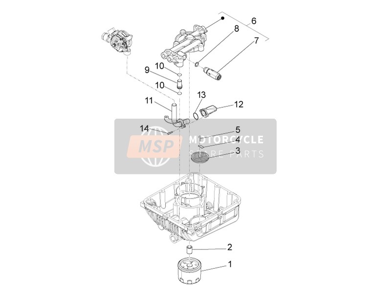 Moto Guzzi Audace 1400 2017 Filtres à huile pour un 2017 Moto Guzzi Audace 1400