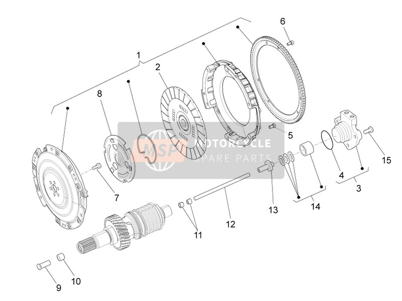 Moto Guzzi Audace 1400 2017 Frizione per un 2017 Moto Guzzi Audace 1400